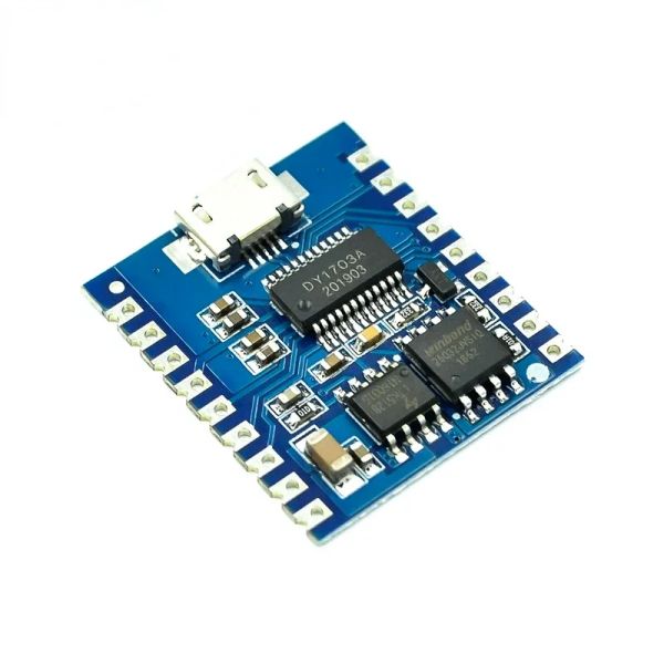 Módulo de reprodução de voz com io trigger serial Port Control Download e flash - módulo de voz DY -SV17F oferece reprodução versátil de áudio