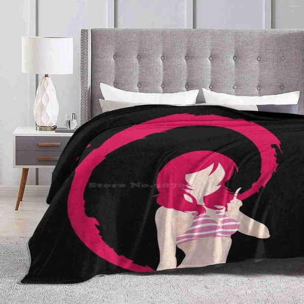 Coperte Debian Gnu Linux Logo Simbolo Anime Girl Maki Carina Stampa ad alta Qialità Coperta di flanella calda