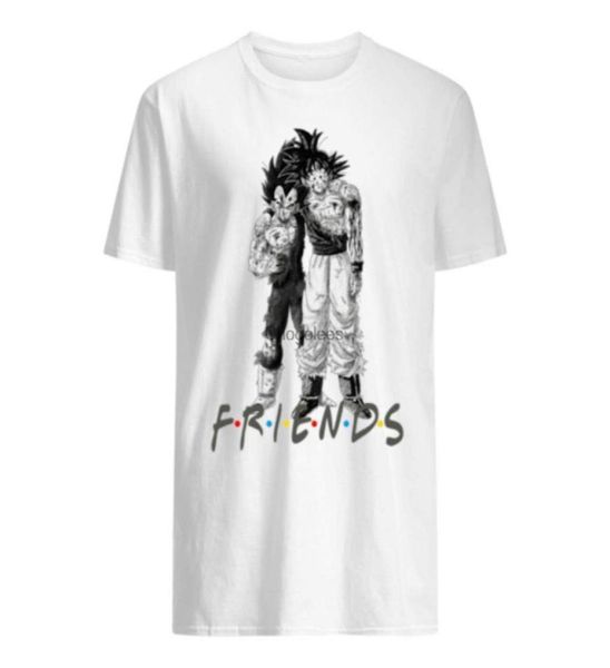 MEN039S Tshirts Goku ve Vegeta Friends Shirt0123456785577022