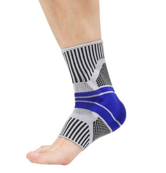 Manga de compressão de suporte de suporte do tornozelo com gel de silicone Reduza o alívio da dor inchaço do pé da fascite plantar Achilles tendon5745819