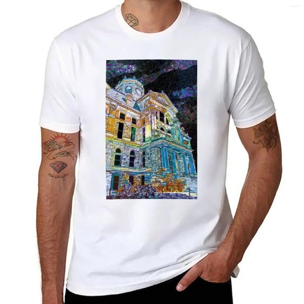 Herren Tank Tops Courthouse Mosaic T-Shirt Zolldesign Ihre eigenen Schweiß-T-Shirts