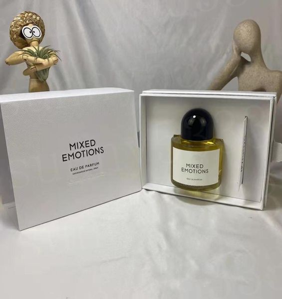 O mais recente perfume de chegada emoções mistas parfum clássico fragrância spray 100 ml para homens homens duradouros com duração grátis entrega rápida3658908