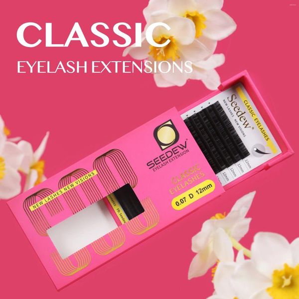 Falsche Wimpern Seedew Faux Individuum Lashes Classic Makeup Maquiagem Profis Weich natürliche Wimpern Erweiterungen Privatlabel