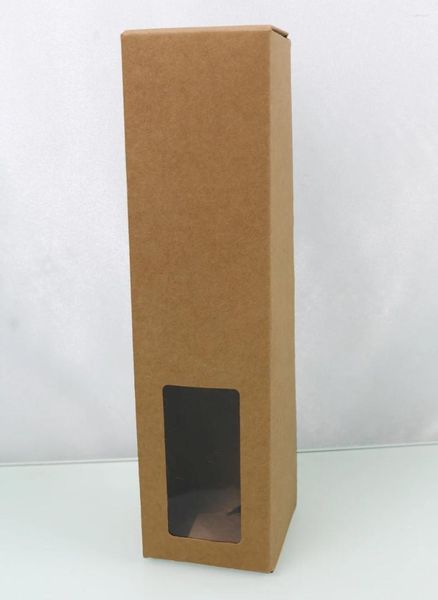 Geschenkverpackung 600pcs/Los Kraftpapierbox/Olivenöl/Hautpflegecreme/Trank/ätherische Öl/Flaschenbox/benutzerdefinierte Flaschenverpackungskästen Drucklogo
