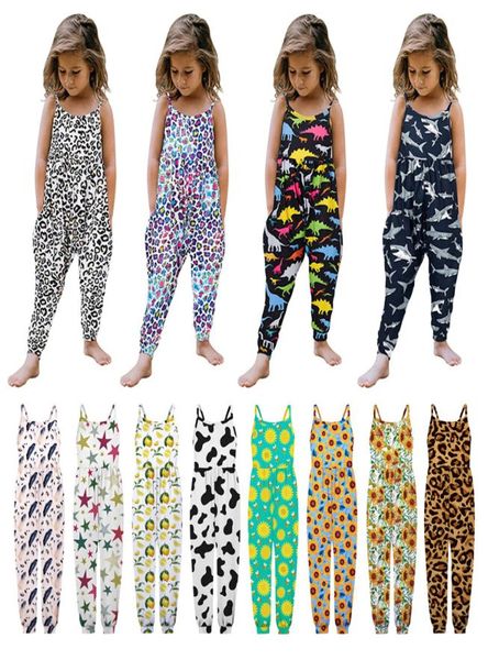 5pcs Baby Girl Floral Romper Purpsecuits Skinny Girls Halter с OffThoulder Jompsite OnePeecies Onesies Dompers Tracking Suit 2418433