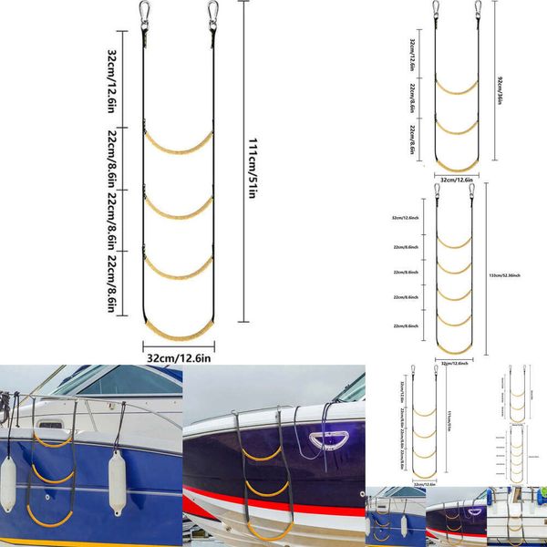 Il nuovo intrattenimento per l'acqua è molto semplice da scalare la corda della scala a cintura in nylon pieghevole per motori a moto in barca iATABLE