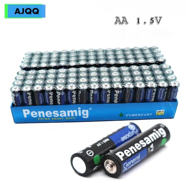 O fornecedor das calculadoras vende 60pcs aa 1,5V bateria R06 R6 2A Baterias seca de carbono Uso para calculadora Mouse Controle Remoto Despertador