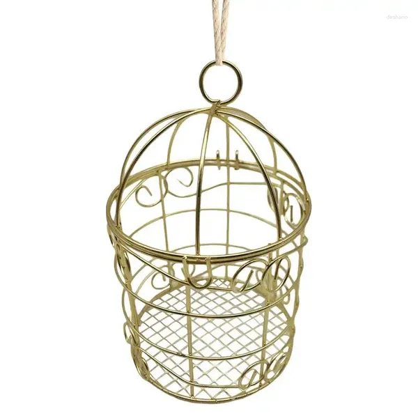 Andere Vogelversorgungen Cage Candy Box Iron Candlestick Halter schmücken Vogelkäse Hochzeitsfeiern Bevorzugung Home Tisch