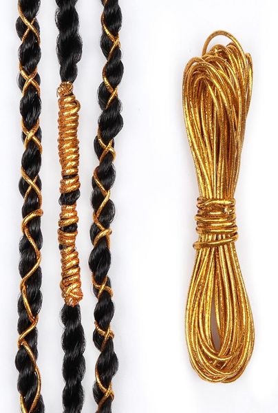 5 pezzi di dreadlock per perle di dreadlock Accessori per capelli intrecciati per acconciatura per capelli Shimmer intrecciabile corde di capelli lunghi 1 MPC1459136