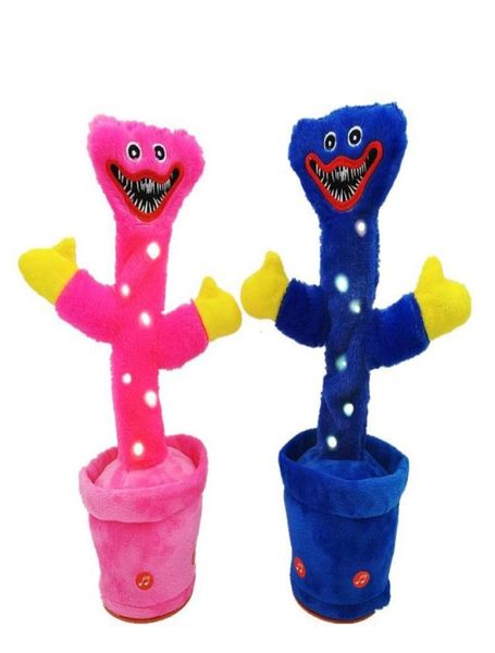 Giocattoli di peluche anime periferici che ballano cactus peluche bambola che cantano bambole cactus bambole per bambini039 di regalo a sorpresa decorazione per la casa 32cm3426126
