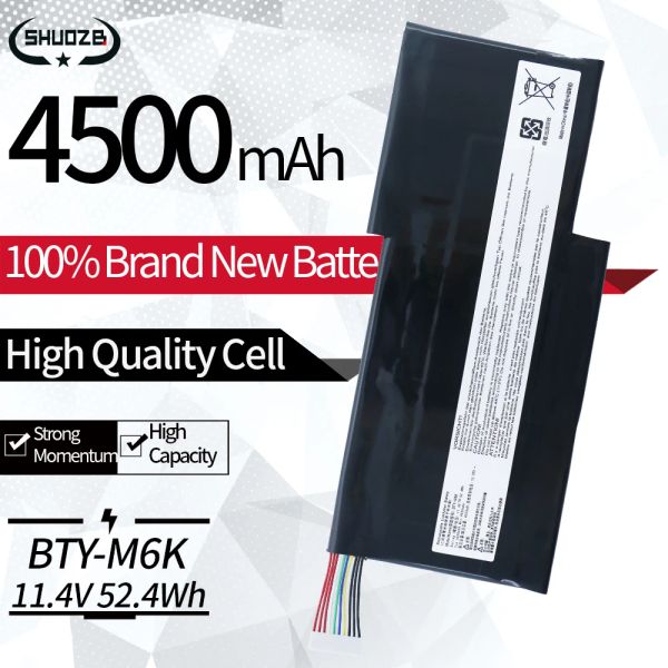 Batterie batterie BTYM6K Batteria per laptop per MSI MS17B4 MS16K3 GF63 sottile 8rd 8rd031th GF75 THIN 3rd 8RC 9SC GF65 7RG005 GS63VR7RG THIN 9SE/SX