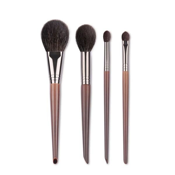 Kits Bethy Beauty 4 PCs Gesicht Pulver Make -up Pinsel Set Shadow Blending Shader Hightlight Pinsel Make -up -Kit Professionelles Ziegenhaar