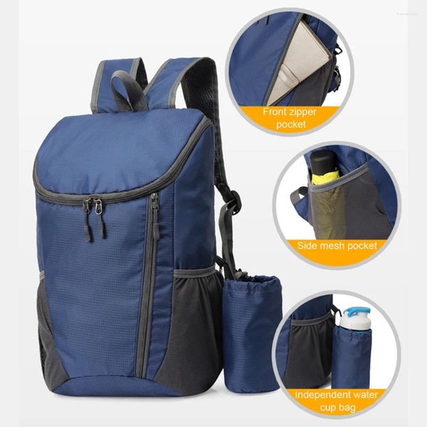 Stume di stoccaggio per esterni per viaggi resistenti a backpack escursioni per campeggio laptop Daypack Trekking risalita per gli uomini donne