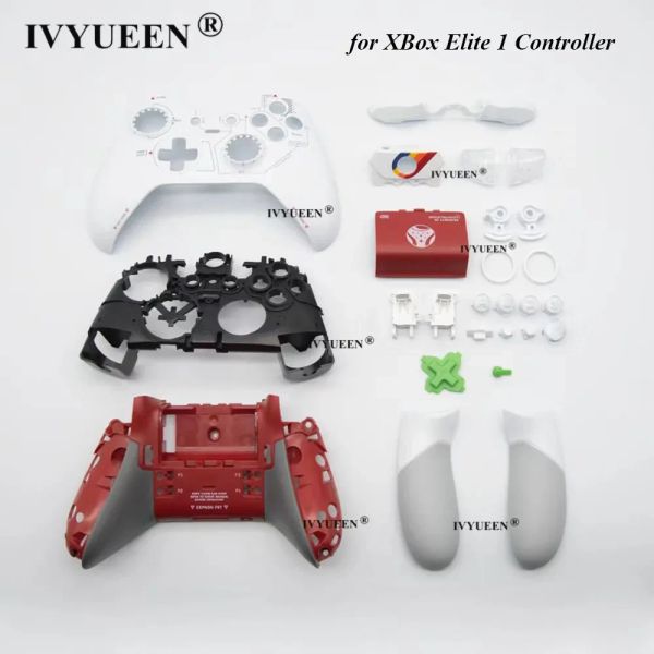 Accessori Ivyueen per Xbox One Elite Serie 1 Controller Star Front Back Housing Shell Case Lt RT LB RB Pulsante Riparazione del pulsante Parte di riparazione