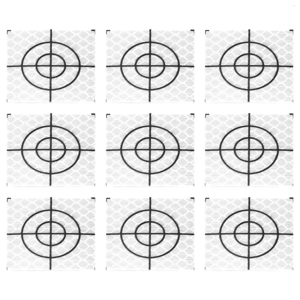 Tigelas 100pcs Prism medição Folha de refletor Fita Reflexão Alvo Túnel Túnel Túnel Túnel Pesquisa 40x40mm