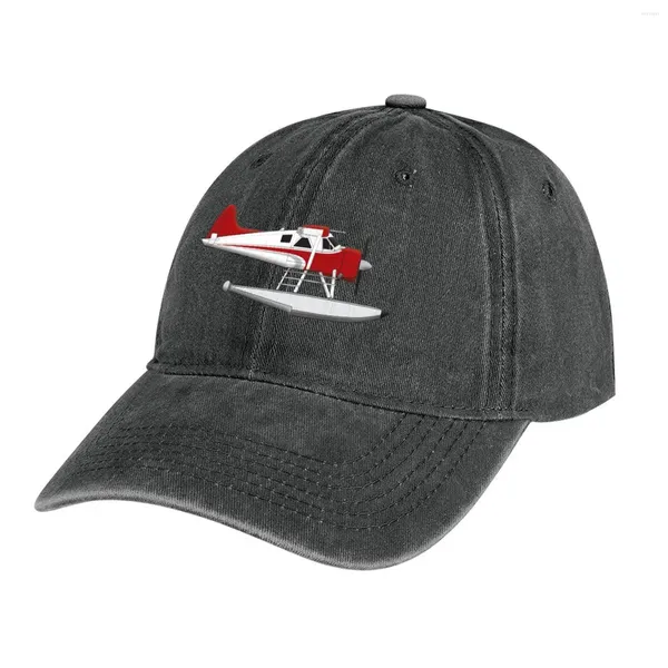 Boinas DHC-2 Castor FloatPlane: Capinho de cowboy Cosplay Cap baps Mulheres homens