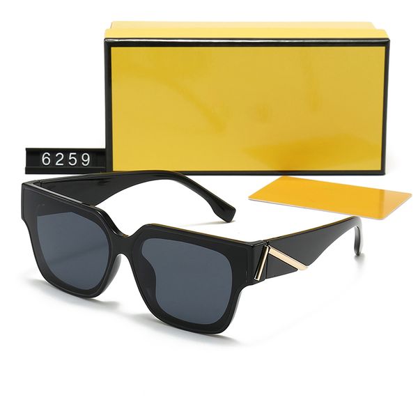 Marca de designer óculos de sol luxuosos óculos de óculos de óculos masculinos e femininos Polarizados óculos de sol de ponta de ponta UV óculos de proteção