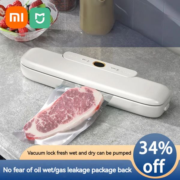 Sigillanti Xiaomi Mijia Nuova macchina per manuvalutazione per alimenti per alimenti per alimenti per alimenti per la cucina di plastica cucina automatica