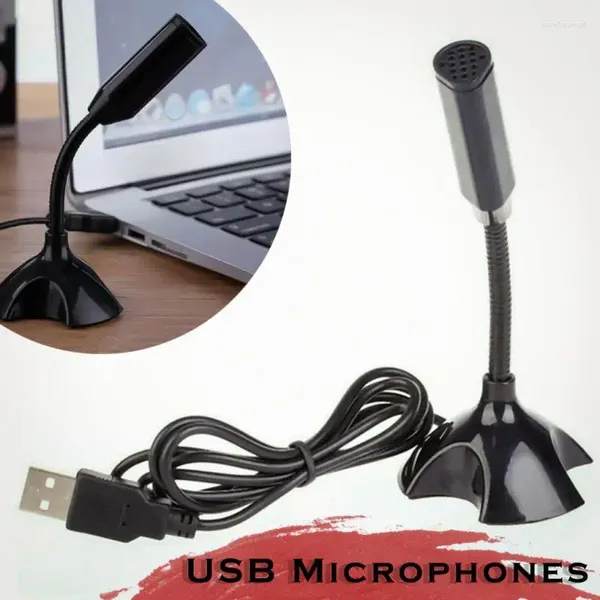 Microfoni Universal USB Mini Desktop Speek Microfono Mic Mic Stand per PC Laptop Notebook Accessori scrivania