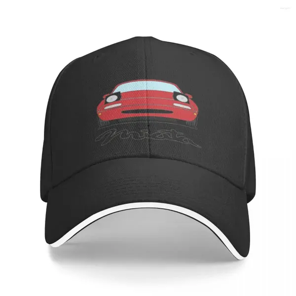 Caps de bola clássica Red Na Miata Roadster Baseball Cap hip -hop Big Size Hap