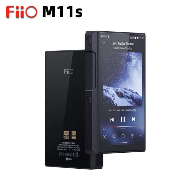 Игроки FIIO M11S нанимает портативный музыкальный проигрыватель MP3 Android 10 Dual ES9038Q2M DAC Snapdragon 660 MQA Bluetooth 5.0 PCM384 DSD256