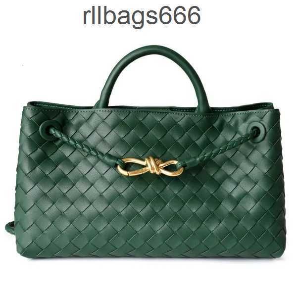 Tote de couro One Lady Bags Bottegs venetaSs Metal Metal de alta qualidade Cazeiro oeste/leste ANDIAMO TODOS ROPE NOVA FUNHA FUNHELA INSULHE