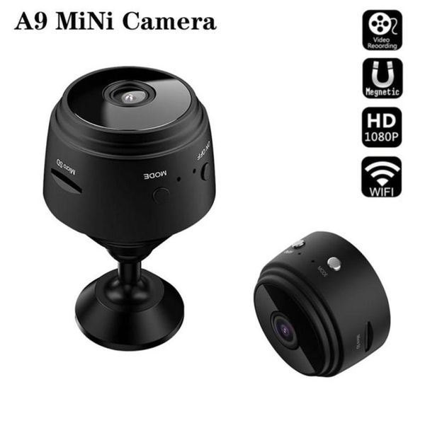 A9 1080p Full HD Mini videocamere videocamere wifi telecamere ip wireless telecamera nascosta telecamera nascosta di sorveglianza per casa visione notturna S8665829