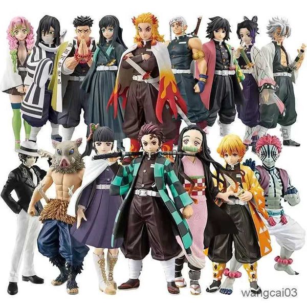 Actionspielzeugfiguren Dämon Slayer Gk Anime Figuren Tanjirou Nezuko Zenitsu Giyuu Muichirou Modell Kimetsu no yaiba actionfiguren Spielzeuggeschenk für Kinder