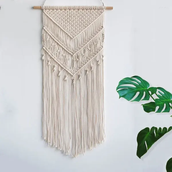 Arazzi Macrame Woven Wall Woven Hanging Boho Chic Bohémien Home Geometric Art Decor Bellissimo Dorma Dorma Decorazione