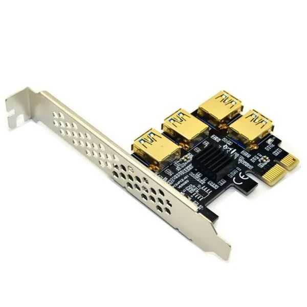 Yeni USB 3.0 Yükseltici Kartı Genişletici PCI-E RISHER KARTI USB Kablosu PCI Express 1x ila 16x Extender PCIE adaptörü GPU BTC Madenci Madenciliği