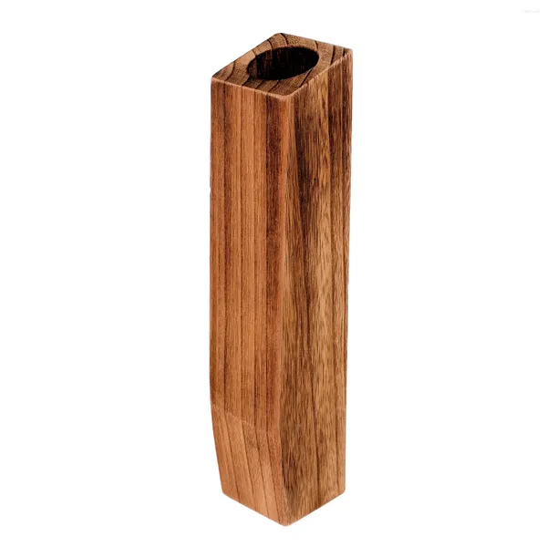 Vasen Tabletop Dekoration Holz Holz Pot Blume kreativer Pflanzgefäßhalter Boden Stehend