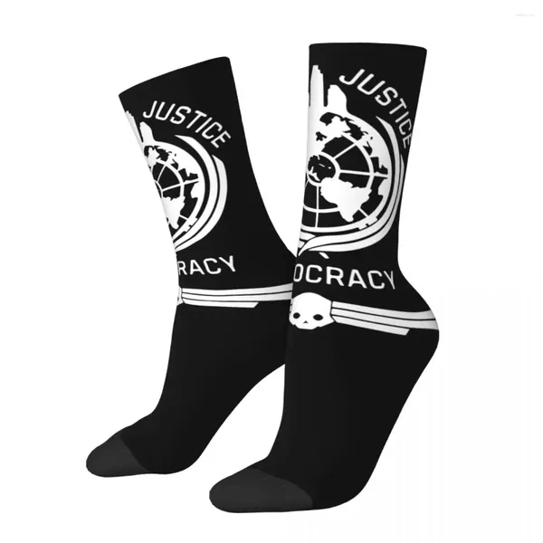 Herrensocken Happy Funny Hip Hop Helldivers Sock Polyester Hochqualität Frauen Spring Sommer Herbst Winter Winter