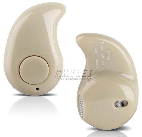 S530 Mini fones de ouvido Bluetooth sem fio para iPhone BT41 estéreo com fones de ouvido de fones de ouvido INEAR de fones de ouvido com varejo com caixa de varejo Box9912350