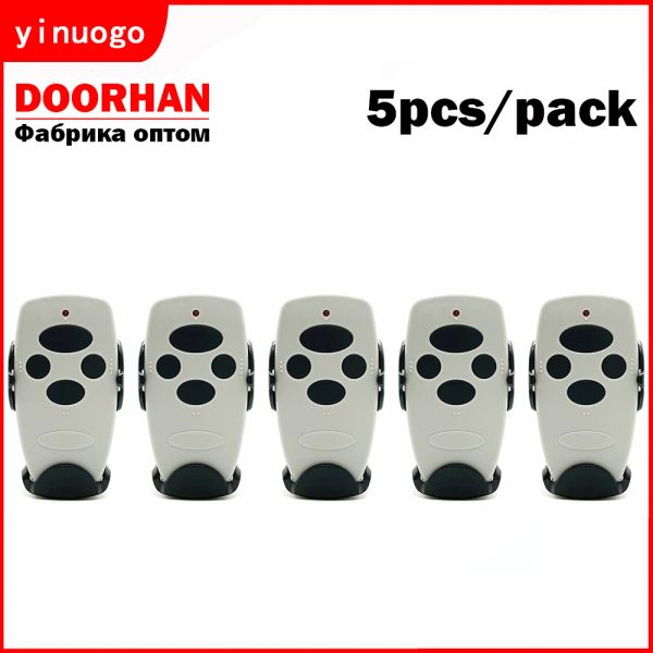 Ringe 5 Pack Doorhan -Sender 2 4 Pro Garagentor -Tor -Fernbedienungstorhan -Schlüsselbund -Fernbedienung 433 MHz für Tor und Barriere