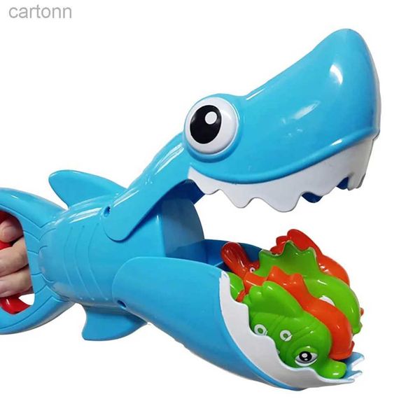 Toys da bagno squalo grabber pesce per bambini vano da bagno giocattoli da bagno per bambini interattivi per la pesca della piscina per la pesca per giocattoli per la spiaggia per ragazzo per ragazzo 240413