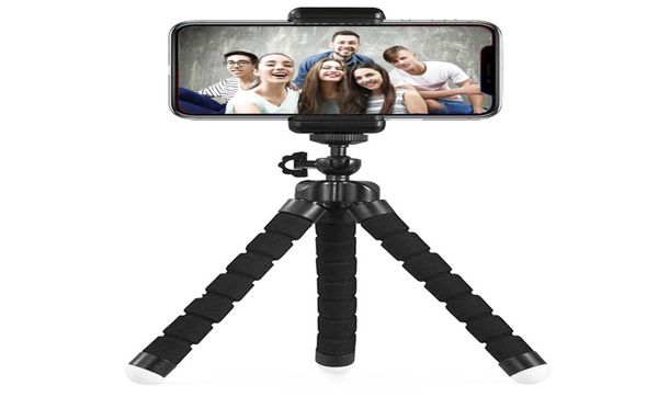 Tripods Tripode Portable e supporto per porta della fotocamera regolabile con clip universale remoto wireless per telefono Android CAM4602175