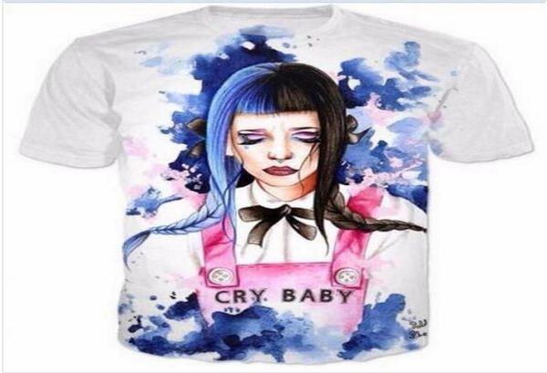 Design più recente da donna Melanie Martinez Crybaby Funny Short Short Tshirt 3D Tshirt Summer Stind Casual Tshirt 4094782