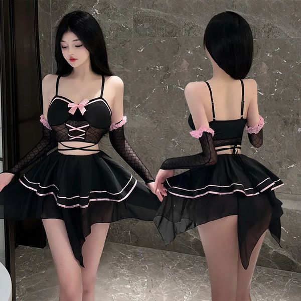 Lolita Sexy Outfits Women Adush Dress Adders Lingerie Erotic Unifort Temptation Role Play costumi Kawaii Set di biancheria intima set Baby Doll 240401