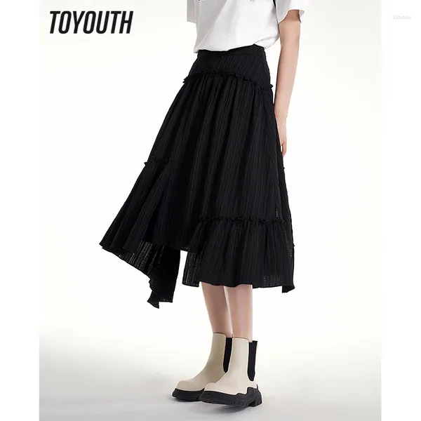 Юбка Toyouth Women Skirt 2024 Summer a Elastic Taist