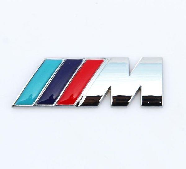 Yeni M Power Serisi Logo Çıkartma Emblem Rozeti Chrom 1 3 4 5 6 7 E Z X M3 M5 M6 M6 M6 MILLE BMW M QC656302396