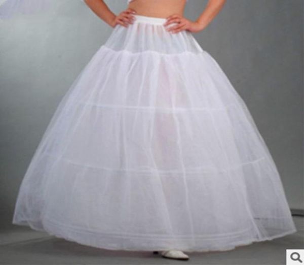 Whole2015 Neu Unterrock 3 Hoop Ballkleid Knochen Voller Crinoline Petticoats für Hochzeitskleiderrockzubehör in 1496122