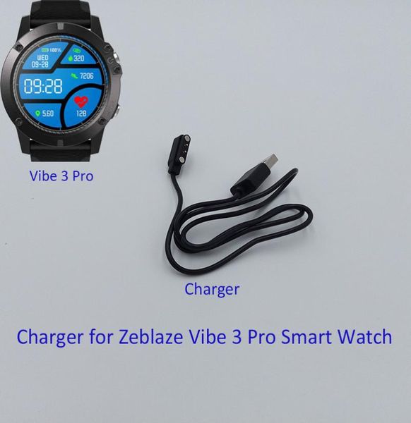 Accessorio per cavi di caricamento per Zeblaze Vibe 3 Pro Smart Watch Backup 2pin Caricatore magnetico8162276