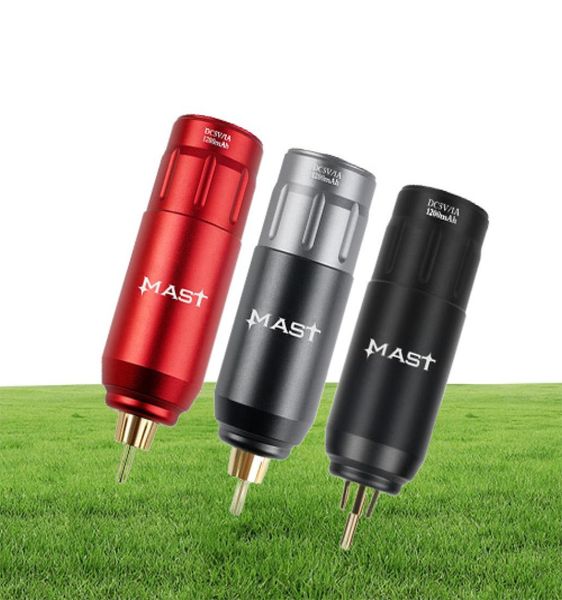 Mast U1 Wireless Tattoo Netzteil 1200mAh Batterie RCA -Anschluss für den Stiftmaschinen P113564009