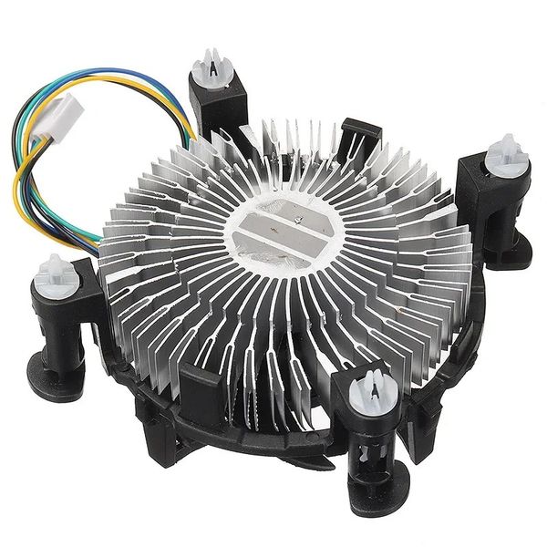 Yeni 2024 Bilgisayar CPU Fan Soğutucu Soğutucu Orijinal Alüminyum Çekirdek E97379-001 2400RPM FAN FANS INTEL 1156/1151/775orijin Soğut