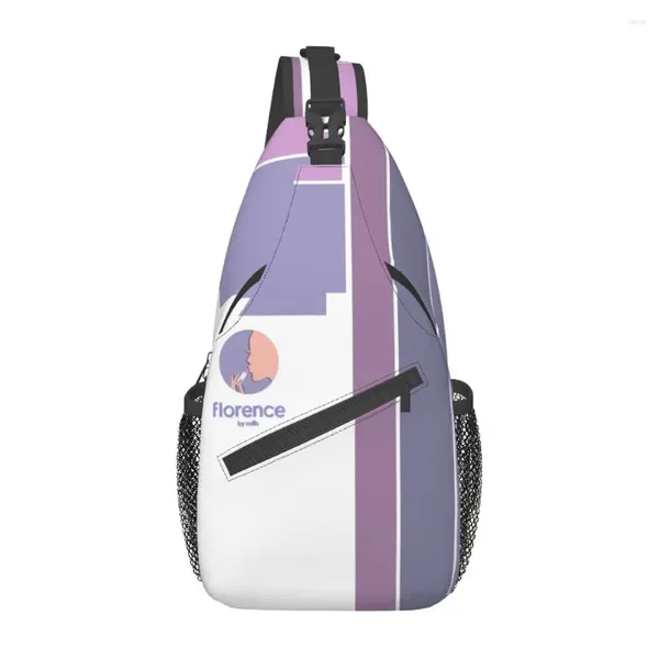 Backpack Florence by Mills Sling Back Bag ombro Crossbody personalizado para homens que viajam Daypack