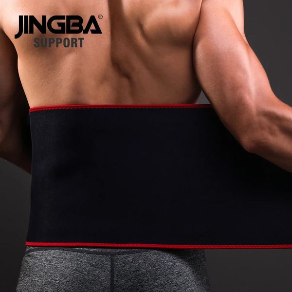 Jingba Support Fitness Belt Ciist Suporte masculino Treinador de cintura de suor Women Women Womer Weight Perda de peso Slimming Belt Neoprene 240412
