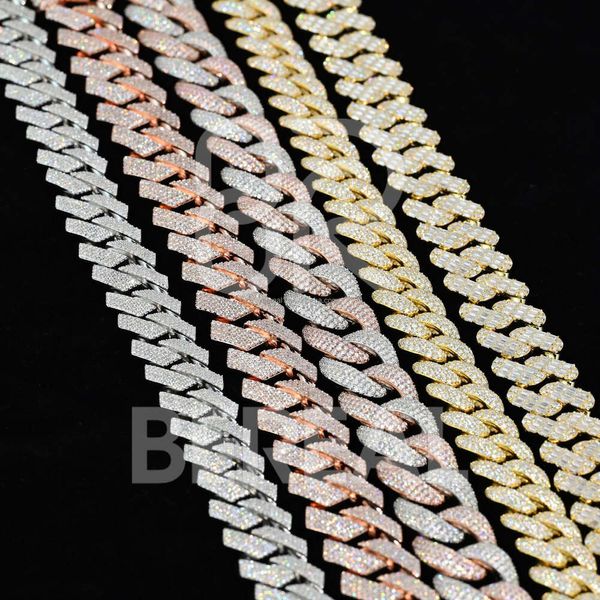 Factory Wholesale 14K Real Solid Gold Sliver Miami Collana Fast Shipping Cuban Chain for Uomini Wome Fine Jewelry