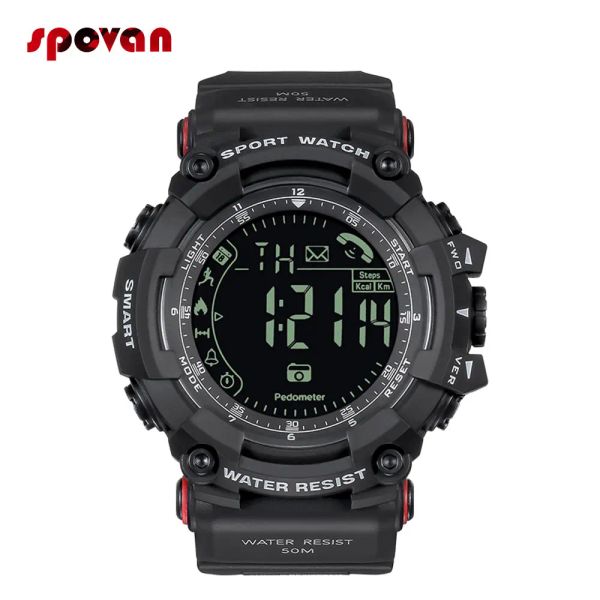 Guarda Sport Smart Watch Men Pavagliatore Bluetooth 5atm Waterproof Call Reminder Digital Clock Smartwatch per iOS Xiaomi Huawei Telefono