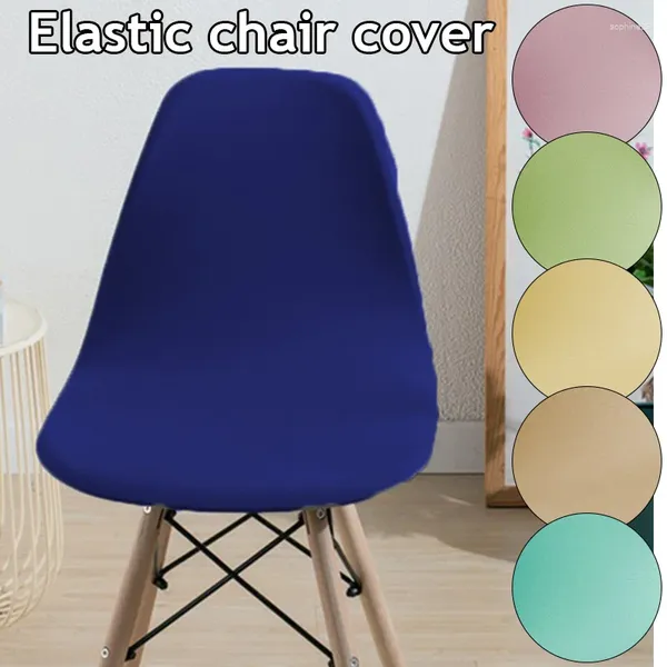 Tampas de cadeira capa de campainha de cor sólida