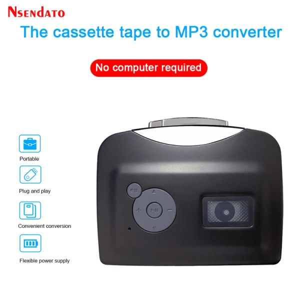 Giocatori portatili EZCAP230 USB Cassette Signal Converter nastro convertitore per lettore a cassette MP3 per Driver Flash USB